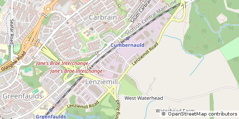 Map of Glasgow