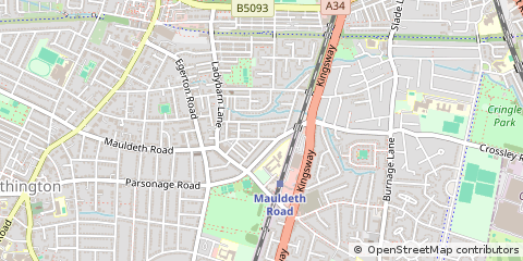 Map of Manchester