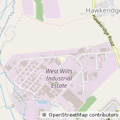 Map of Westbury, Wiltshire