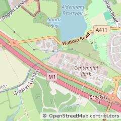 Map of Borehamwood