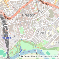 Map of Preston, Lancashire