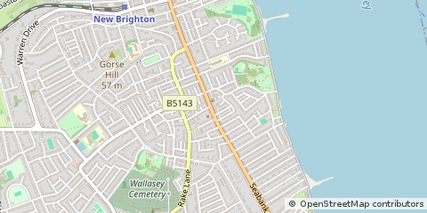 Map of Wallasey