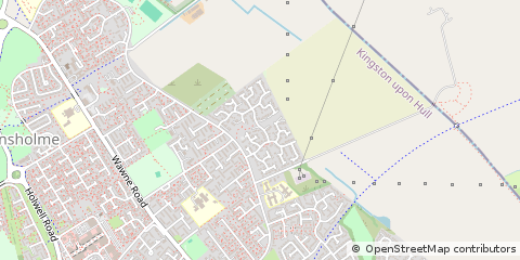 Map of Hull, North Humberside