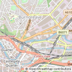 Map of Sheffield