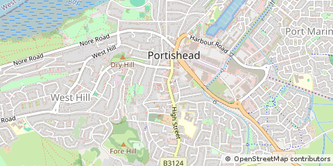 Map of North Somerset
