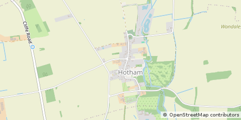 Map of Hotham, East Yorkshire