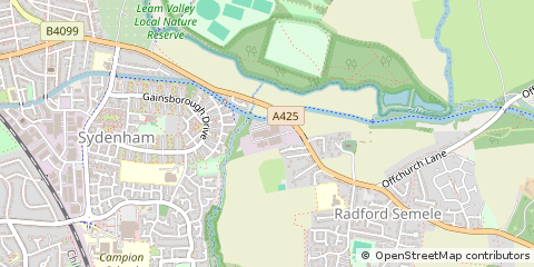 Map of Leamington SPA