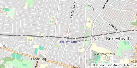 Map of Bexleyheath
