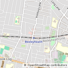 Map of Bexleyheath