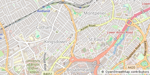 Map of Bristol