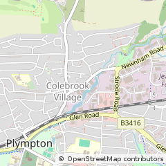 Map of Plymouth, Devon
