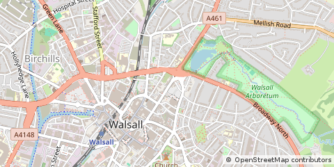 Map of Walsall