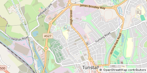 Map of Stoke-on-Trent