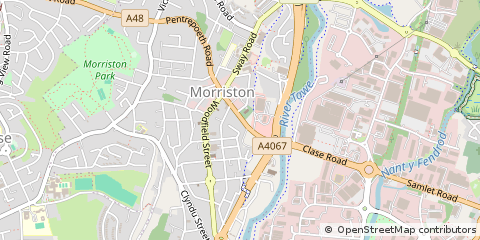 Map of Swansea