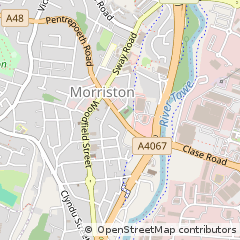 Map of Swansea