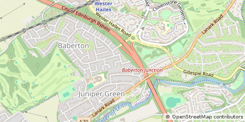 Map of Edinburgh, Midlothian