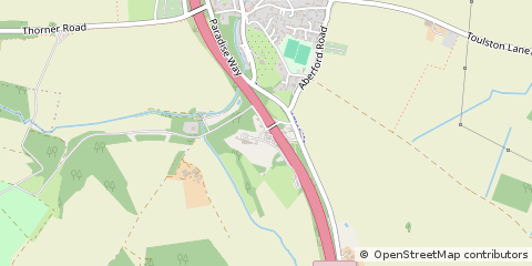 Map of Wetherby, West Yorkshire