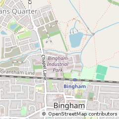 Map of Nottingham, Nottinghamshire