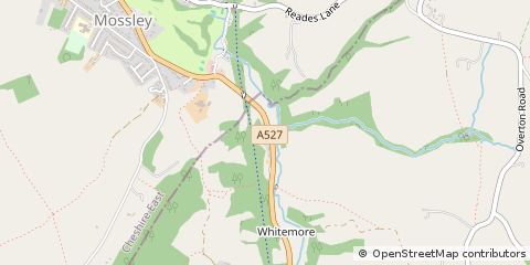 Map of Congleton, Cheshire