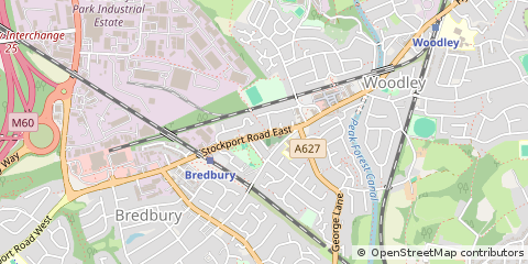 Map of Stockport