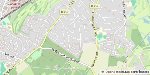 Map of Surrey