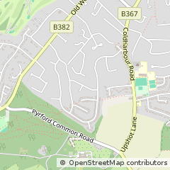 Map of Surrey