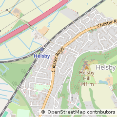 Map of Helsby, Cheshire