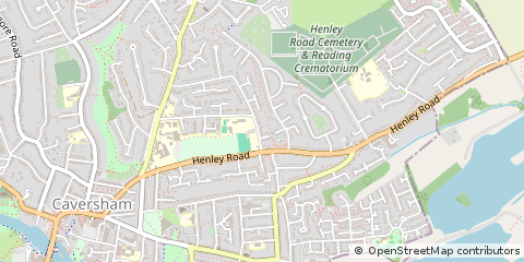 Map of Reading, Kent