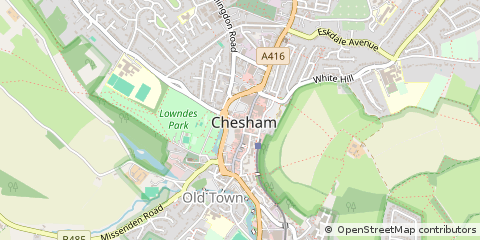Map of Chesham