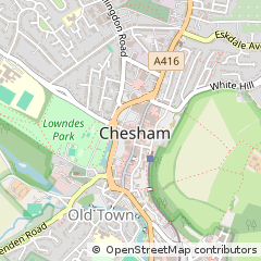 Map of Chesham