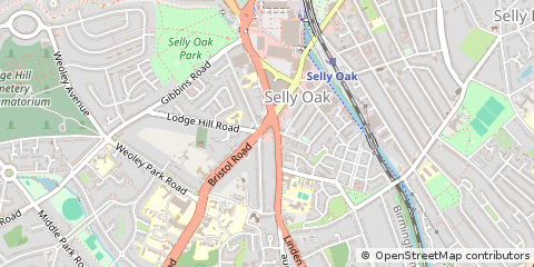 Map of Birmingham
