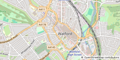 Map of Watford