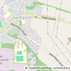 Map of Bridgend