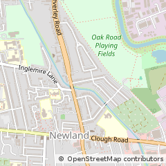 Map of East Yorkshire