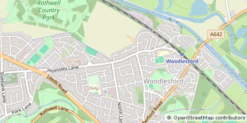 Map of Leeds, West Yorkshire