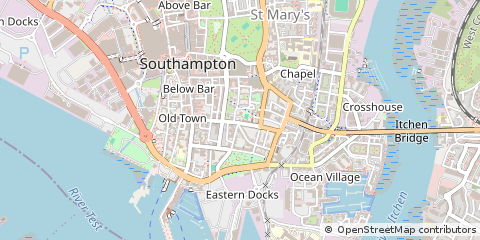 Map of Southampton, Essex