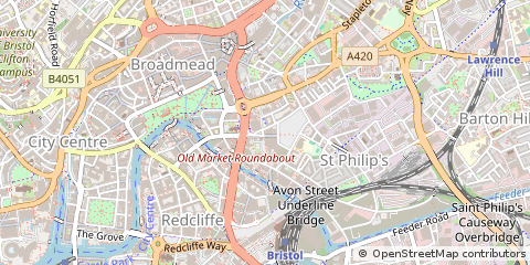 Map of Bristol