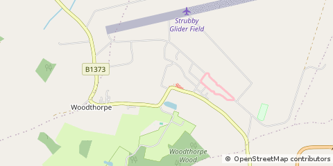 Map of Woodthorpe, Alford