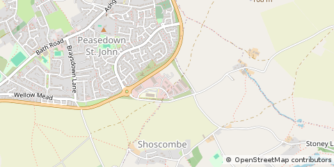 Map of Bath, Somerset