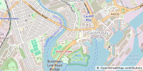 Map of Cardiff