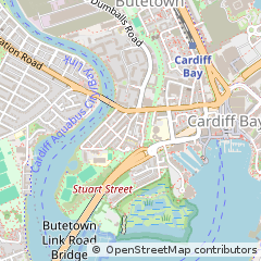 Map of Cardiff