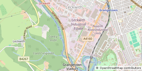 Map of Cardiff