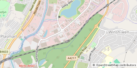Map of Swansea