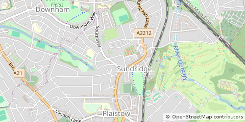 Map of Bromley