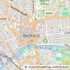 Map of Bedford