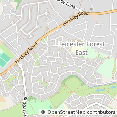 Map of Leicester