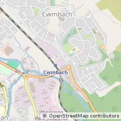 Map of Aberdare, RCT