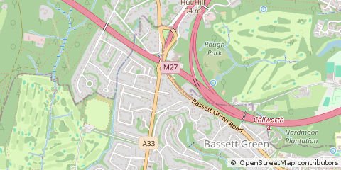 Map of Southampton, Hampshire