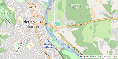 Map of Henley-on-Thames, Oxfordshire