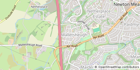 Map of Glasgow
